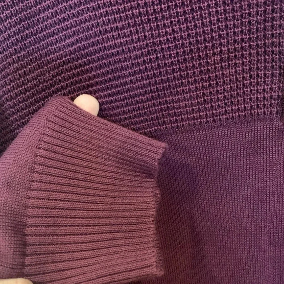 Mens Club Room Quarter Button Mock Neck Long Sleeve Sweater NWT -B2 - Picture 3 of 7